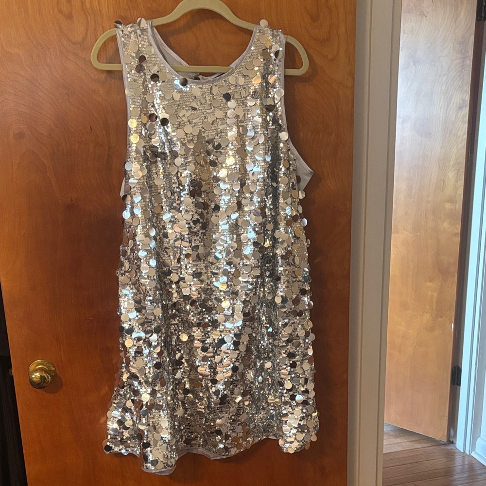 Torrid Sparkling Silver Dress